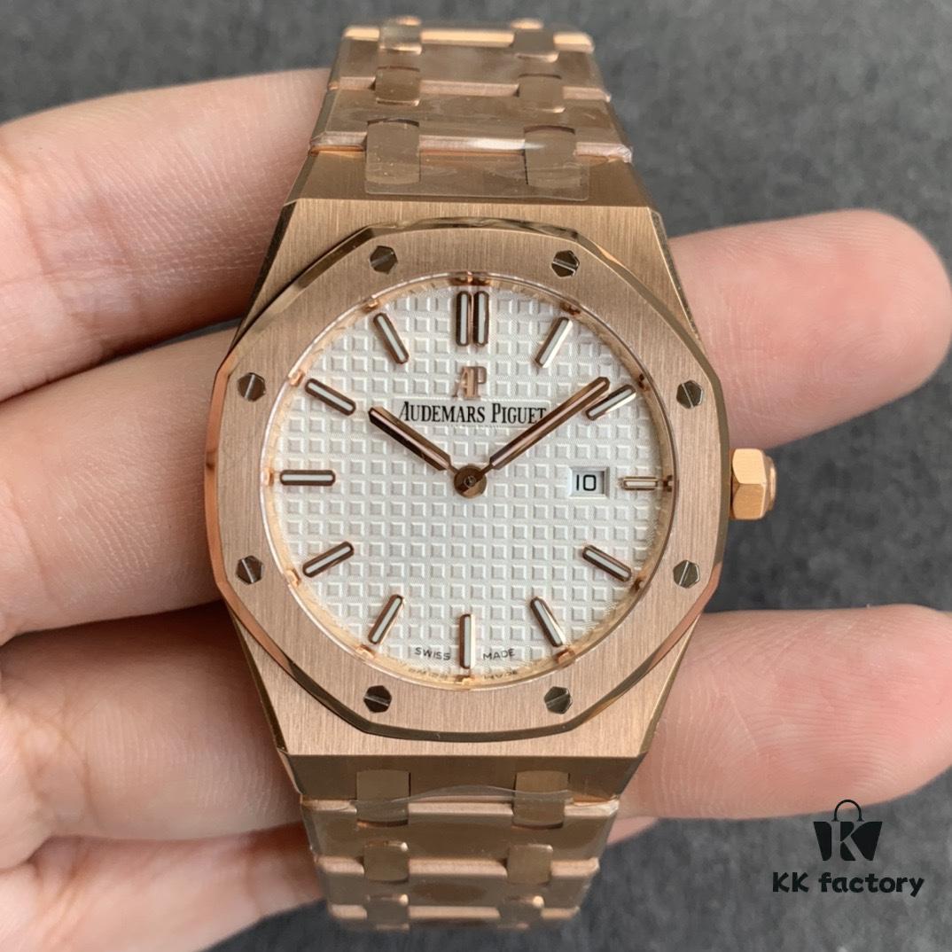 6931a8b1ccd8ab3d7af9d222 JF Production Arrives AP Women's Watch Hard to Find Even at Boutiques! Royal Oak Series Ladies' Watch with Model Number 67651ST.ZZ.1261ST.01