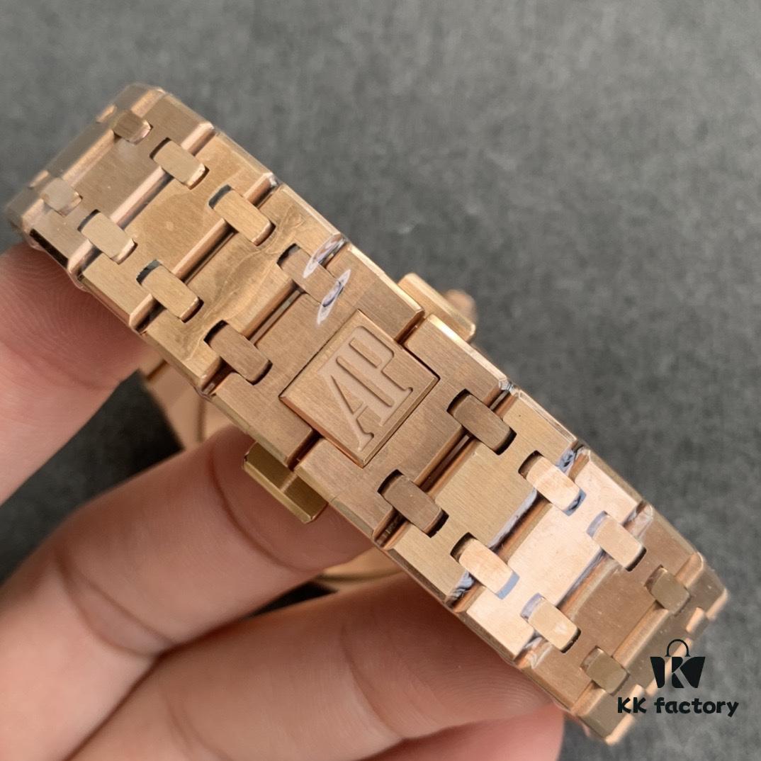 6931a8b2ccd8ab3d7af9d227 JF Production Arrives AP Women's Watch Hard to Find Even at Boutiques! Royal Oak Series Ladies' Watch with Model Number 67651ST.ZZ.1261ST.01