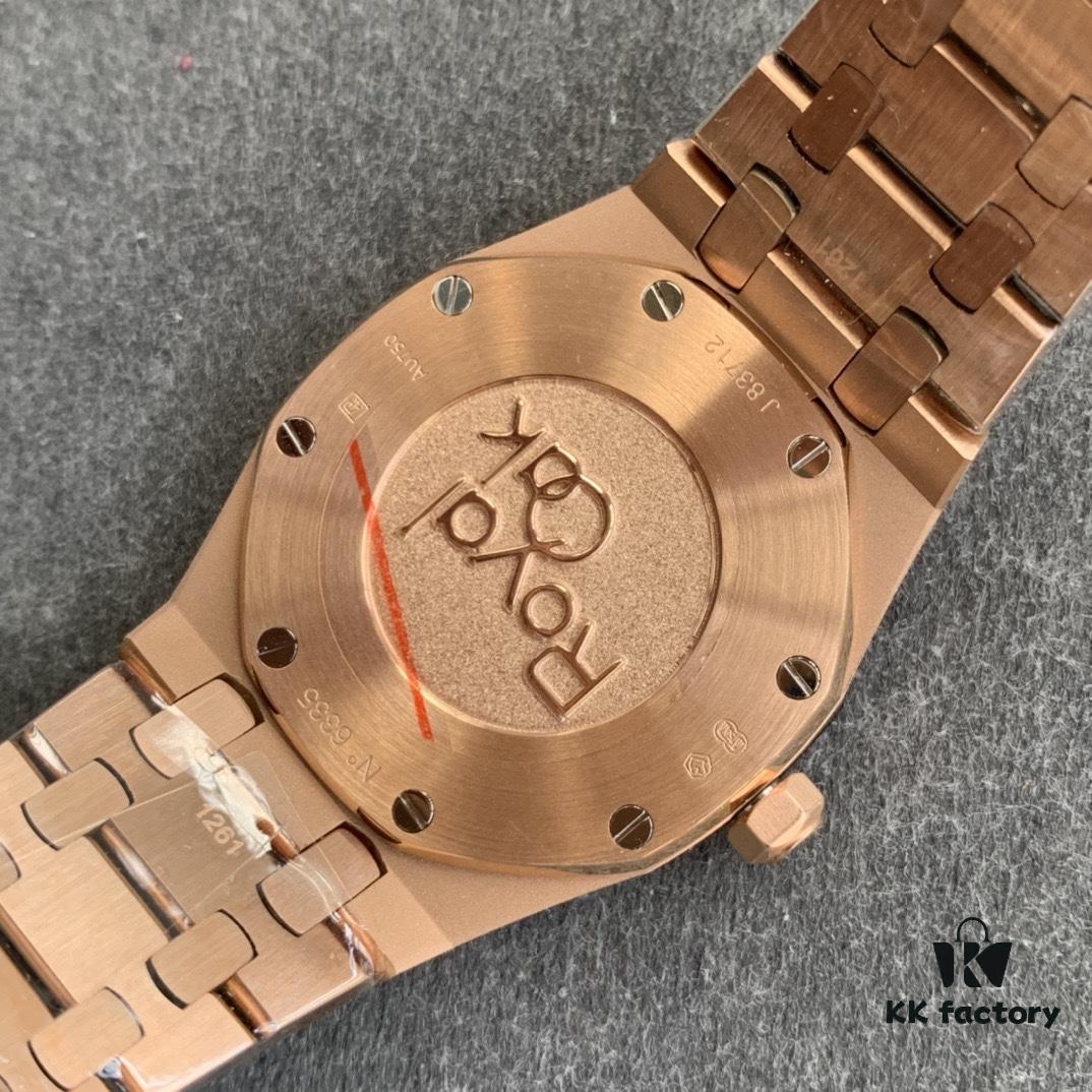 6931a8b2ccd8ab3d7af9d229 JF Production Arrives AP Women's Watch Hard to Find Even at Boutiques! Royal Oak Series Ladies' Watch with Model Number 67651ST.ZZ.1261ST.01
