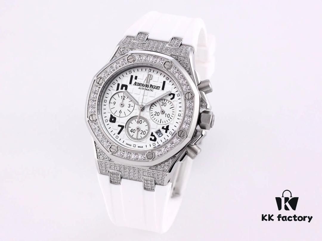 6931a8b3ccd8ab3d7af9d237 AP Series: Royal Oak Offshore Ladies Chronograph Watch