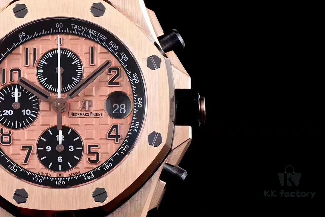 Limited Stock Arrived 🔥 JF Fine A P Royal Oak 26470 Ceramic Bezel Chronograph Series V2 Version 42mm