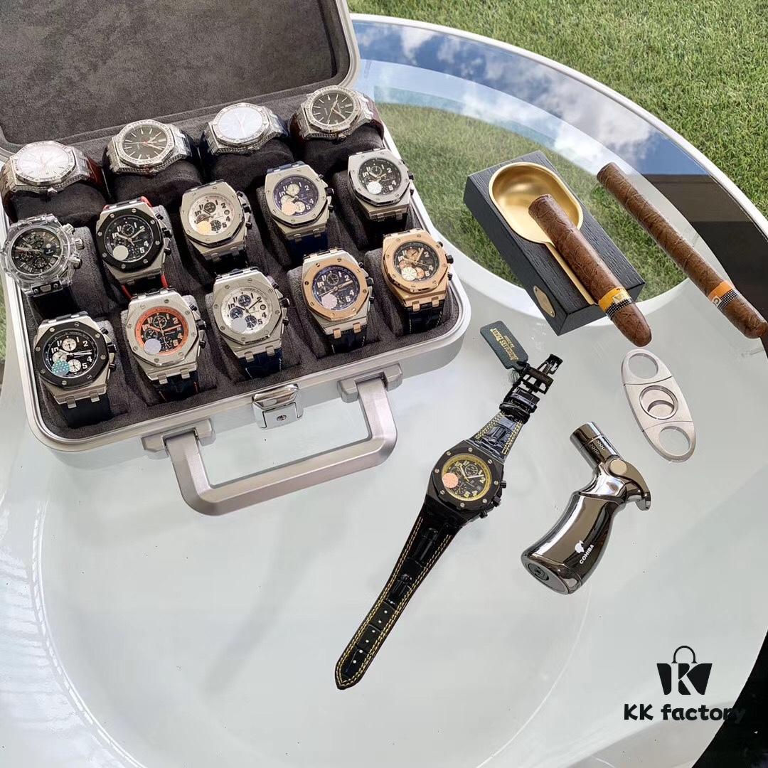 6931a8b6ccd8ab3d7af9d26a AP Audemars Piguet Royal Oak Offshore Limited Edition Multifunction Mechanical Watch 42MM 13MM with Replica Original 3126 Automatic Movement