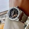 6931a8bbccd8ab3d7af9d2c5 AP Royal Oak Offshore Series! Dial adorned with BOY Tapisserie openwork decoration, delivering a stronger visual impact. The 41mm watch aligns with modern trends, highlighting masculine charisma, brilliantly radiant with substantial texture, featuring an openwork movement, scratch-resistant glass, 316 stainless steel case, and 361 stainless steel bracelet, epitomizing the ultimate classic in vibrant men's timepieces