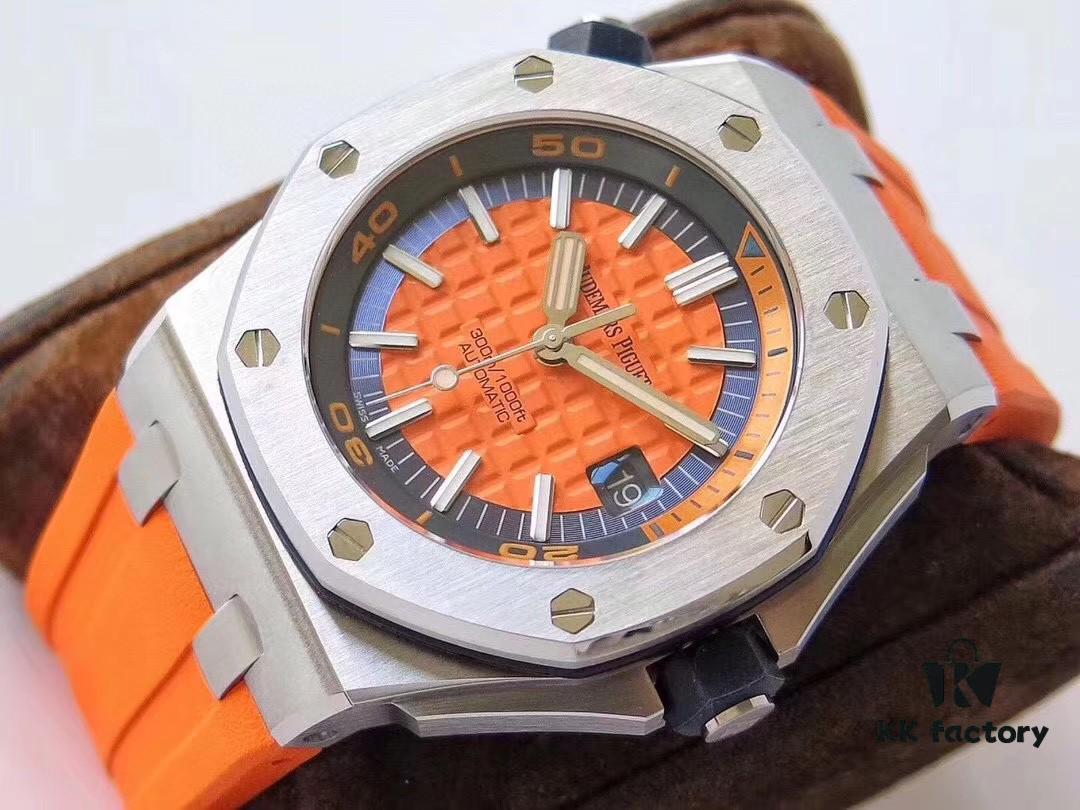 Limited Arrival [Color] JF Fine Royal Oak Fruit Dial Three-Hand Watch 42mm, Replica 3120 Movement