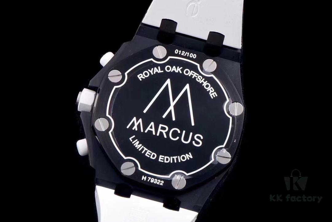 6931a8beccd8ab3d7af9d2fb JF Fine Products, Royal Oak Offshore Series 26470OR, Marcus Limited Edition, Equipped with Asia 7750 Automatic Chronograph Movement, Size: 42*16 mm