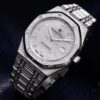 6931a8c1ccd8ab3d7af9d32b TZ Audemars Piguet Royal Oak Series 15452 Men's Full Diamond Sky-Dweller Watch with Hand-Set Moissanite