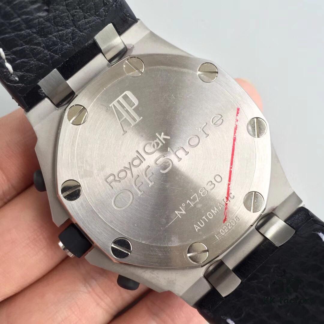 6931a8c3ccd8ab3d7af9d34a JF Fine Craftsmanship Audemars Piguet Royal Oak Offshore Series Panda Dial Chronograph Stainless Steel Bracelet Rubber Pushers Sapphire Crystal 7750 Modified with Small Seconds at 12 o'clock Position Movement 42mm