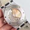 6931a8c4ccd8ab3d7af9d354 JF AP Royal Oak 15452 Full Paved Swarovski Crystal Couple Watches, Men's 41mm and Women's 37mm, Automatic Mechanical Movement Modified from Citizen 9015 Cal.3120, 316 Stainless Steel Case and Bracelet, Sapphire Crystal, Swarovski Crystals, Luminous Dial Hands, Leather Strap with Folding Clasp, 50m Water Resistance, Model MS2M-S4/5BY