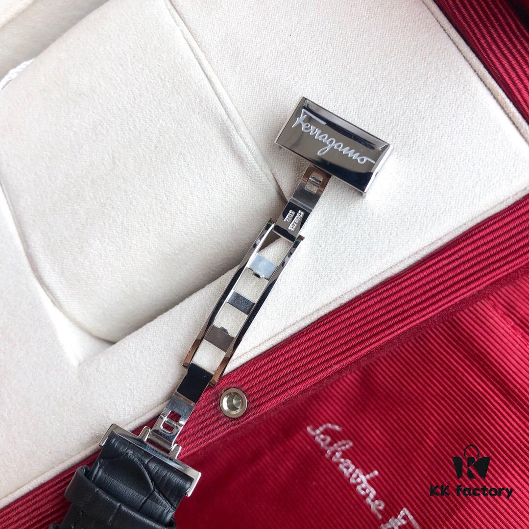 6931a8c7ccd8ab3d7af9d387 New Launch! Ferragamo New Model Automatic Mechanical Men's Watch with Original ETA2824 Movement, Sapphire Crystal, 41mm Case Diameter, Back Transparent Case Back, 50m Water Resistance, Three Colors Available