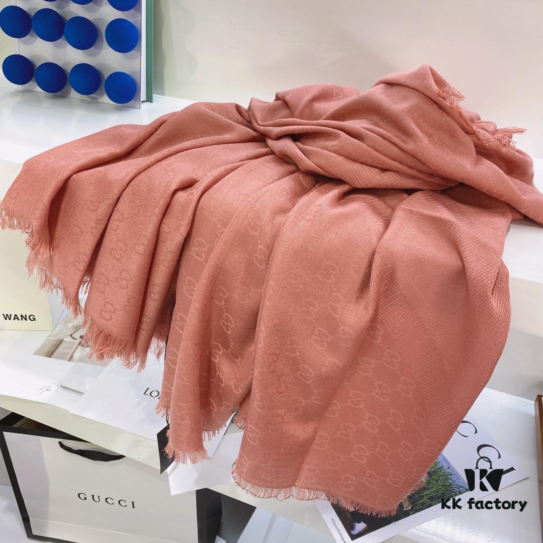 6931a8d7ccd8ab3d7af9d3cf GUCCI 2022 Fall/Winter Wool Scarf Highly Recommended Luxury Double-Sided Square Shawl 140×140 with Iconic GG Logo Pattern