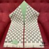 6931a8d8ccd8ab3d7af9d3e4 GUCCI Double-Sided Wool Scarf Classic Small Double G Logo, Khaki and Coffee Color Combination, Unisex Design