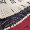 6931a8d9ccd8ab3d7af9d3e7 GUCCI Double-Sided Wool Scarf Classic Small Double G Logo, Khaki and Coffee Color Combination, Unisex Design