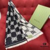 6931a8d9ccd8ab3d7af9d3eb Gucci Unisex Wool Jacquard Scarf with Metallic Thread, Three Colors Available