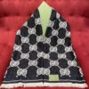 6931a8d9ccd8ab3d7af9d3f3 Gucci Unisex Wool Jacquard Scarf with Metallic Thread, Three Colors Available