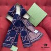 6931a8d9ccd8ab3d7af9d3f5 GUCCI 2021 Latest Scarf - Double-Sided Jacquard, Two-Tone Plaid Design, Must-Have Winter Accessory