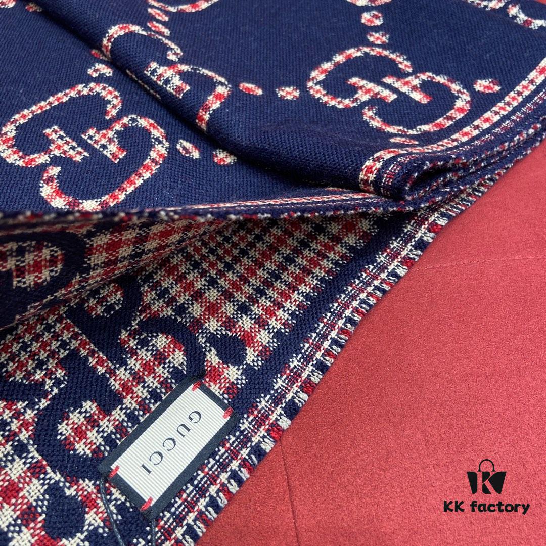 6931a8daccd8ab3d7af9d3f8 GUCCI 2021 Latest Scarf - Double-Sided Jacquard, Two-Tone Plaid Design, Must-Have Winter Accessory