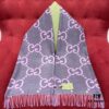 6931a8ddccd8ab3d7af9d429 Gray Pink GUCCI Double-Sided Large Tassel Scarf – 100% Cashmere, Extremely Soft and Skin-Friendly, Luxurious and Elegant Unisex Scarf, 45*200CM