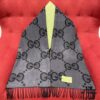 6931a8ddccd8ab3d7af9d432 Charcoal Gray GUCI Double-Sided Large Tassel Scarf – 100% Cashmere, Exceptionally Soft and Skin-Friendly, Luxurious and Elegant Unisex Design, 45*200cm