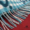 6931a8ddccd8ab3d7af9d437 GUCCI Check Two-Tone Fringe Scarf