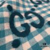 6931a8ddccd8ab3d7af9d438 GUCCI Check Two-Tone Fringe Scarf