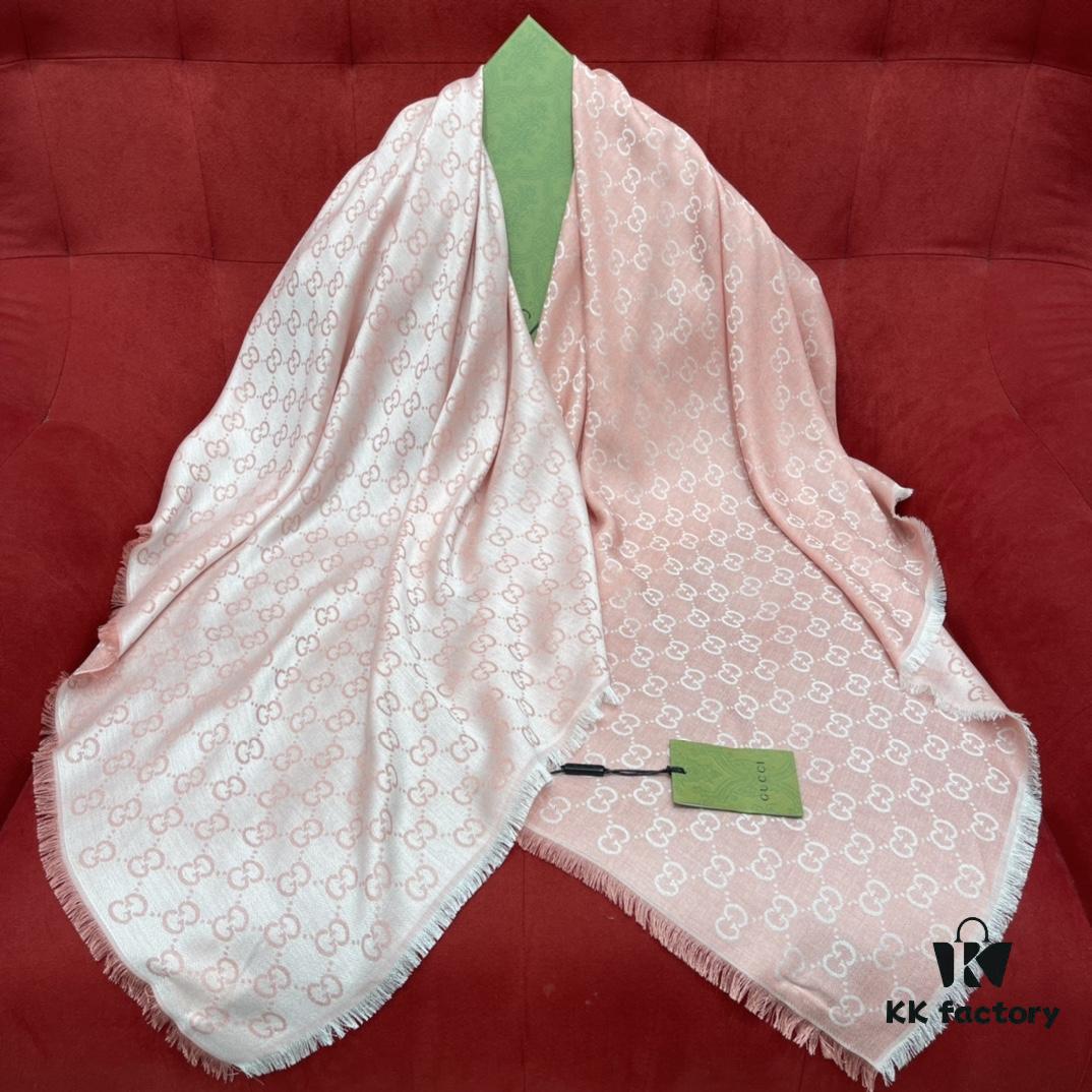6931a8deccd8ab3d7af9d43d New Arrival - GUCCI Classic Style Scarf, 80% Wool and 20% Mulberry Silk, 140*140CM