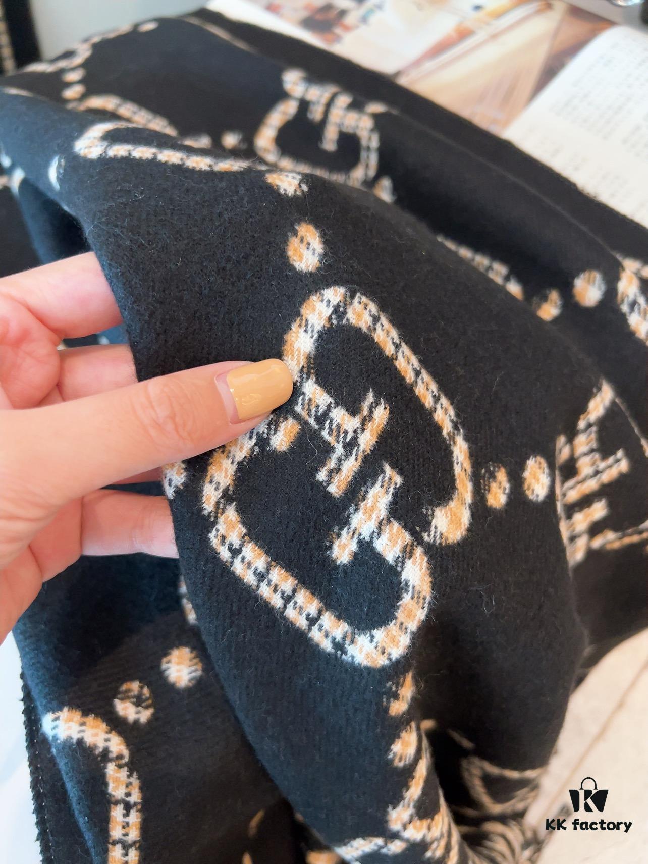 6931a8e0ccd8ab3d7af9d468 Gucci Classic Two-Tone Twill Scarf - Premium Quality, New 2022 Colors, Core-Spun Yarn