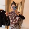 6931a8e2ccd8ab3d7af9d47c Gucci Premium Original Stock Large Scarf 140x140 cm - New 2022 Double-Sided Classic Print in Dual Colors