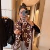 6931a8e2ccd8ab3d7af9d47d Gucci Premium Original Stock Large Scarf 140x140 cm - New 2022 Double-Sided Classic Print in Dual Colors