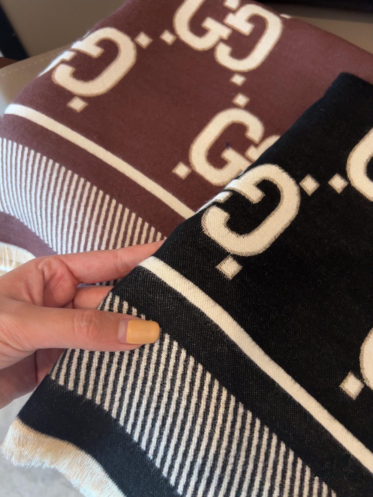 6931a8e2ccd8ab3d7af9d483 Gucci Premium Original Stock Large Scarf 140x140 cm - New 2022 Double-Sided Classic Print in Dual Colors