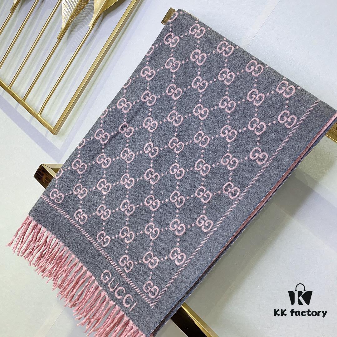 6931a8e3ccd8ab3d7af9d48e GUCCI (Gucci) 2020 Latest Masterpiece: Elegant and Timeless Scarf with Iconic Double G Design