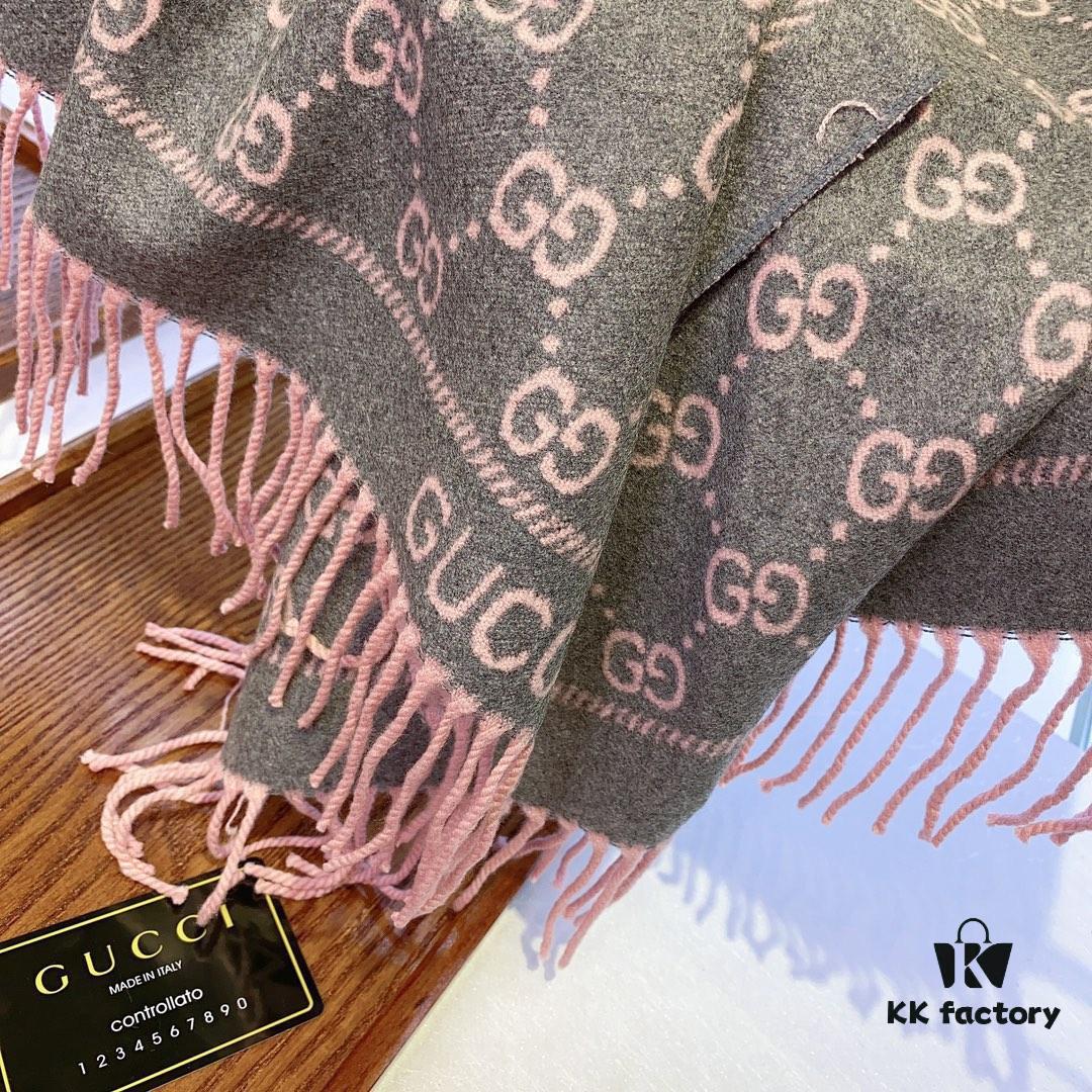 6931a8e3ccd8ab3d7af9d491 GUCCI (Gucci) 2020 Latest Masterpiece: Elegant and Timeless Scarf with Iconic Double G Design