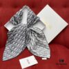 6931a8e4ccd8ab3d7af9d4a7 Dior Vintage Classic Floral Square Scarf, Pure Hand-Rolled Silk, 90*90CM