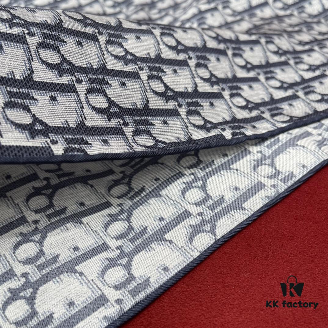 6931a8e5ccd8ab3d7af9d4ac Dior Vintage Classic Floral Square Scarf, Pure Hand-Rolled Silk, 90*90CM
