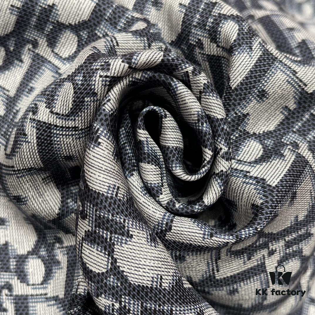 6931a8e5ccd8ab3d7af9d4ad Dior Vintage Classic Floral Square Scarf, Pure Hand-Rolled Silk, 90*90CM