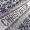 6931a8e6ccd8ab3d7af9d4c7 Dior Denim Blue Checkered Shawl - 140*140cm Multifunctional Scarf Made of Wool, Silk, and Cashmere Blend