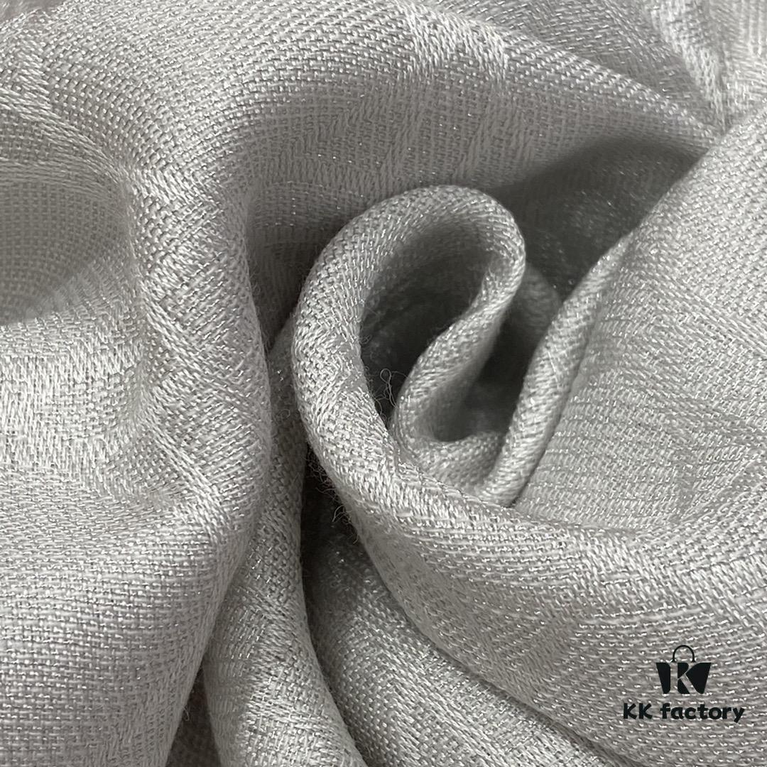 6931a8e7ccd8ab3d7af9d4cf Dior Checkered Pattern Gold Thread Shawl, White - Silk and Wool-Cashmere Blend, 140cm*140cm