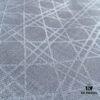 Blue Herringbone Dior Herringbone Trim Gold Thread Shawl