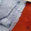Blue Herringbone Dior Herringbone Trim Gold Thread Shawl