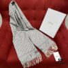 6931a8eaccd8ab3d7af9d500 Dior Gray Winter Super Hard-to-Find Classic Cashmere Scarf