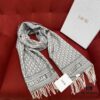 6931a8eaccd8ab3d7af9d502 Dior Gray Winter Super Hard-to-Find Classic Cashmere Scarf