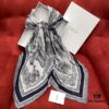 6931a8ebccd8ab3d7af9d513 Dior Toile de Jouy Print Scarf - Youthful and Vibrant Design with Wool, Silk, and Cotton Blend