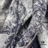 6931a8ebccd8ab3d7af9d516 Dior Toile de Jouy Print Scarf - Youthful and Vibrant Design with Wool, Silk, and Cotton Blend