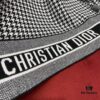 6931a8ecccd8ab3d7af9d527 DIOR Eternal Classic – Houndstooth Pattern Unisex Scarf with 97% Cashmere