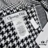 6931a8ecccd8ab3d7af9d52a DIOR Eternal Classic – Houndstooth Pattern Unisex Scarf with 97% Cashmere