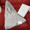 6931a8eeccd8ab3d7af9d549 Gray Dior's Latest Autumn/Winter Preppy Double-Sided Scarf – Extremely Versatile, Two Looks in One