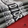 6931a8eeccd8ab3d7af9d54c Gray Dior's Latest Autumn/Winter Preppy Double-Sided Scarf – Extremely Versatile, Two Looks in One
