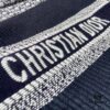 Navy Blue Dior Latest Fall/Winter Collection Preppy Double-Sided Scarf – Extremely Versatile, Two Sides for Two Styles