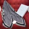 6931a8efccd8ab3d7af9d55a Dior Luxury Shawl with Logo Pattern and Fringe, 42% Wool 42% Silk Blend, 140x140cm