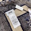 6931a8f0ccd8ab3d7af9d561 Dior Luxury Shawl with Logo Pattern and Fringe, 42% Wool 42% Silk Blend, 140x140cm