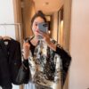New Arrival❤️ DIOR 2022 Spring Collection 'Rueil Jungle Hand-Drawn Velvet Scarf'